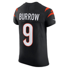 Kooe C.Bengals #9 Joe Burrow Black Team Vapor F.U.S.E. Elite Stitched Jerseys