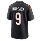 Kooe C.Bengals #9 Joe Burrow Player Black Home Game Stitched Jerseys