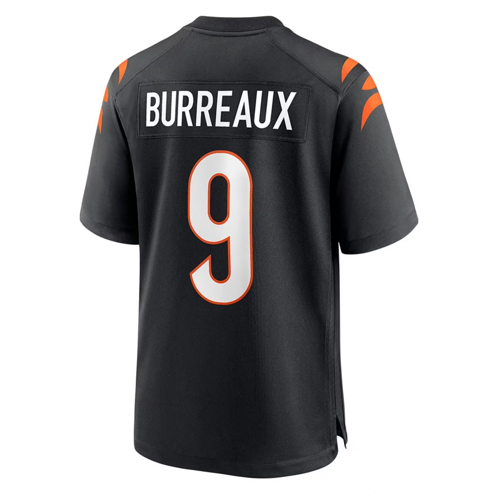 Kooe C.Bengals #9 Joe Burrow Player Black Home Game Stitched Jerseys
