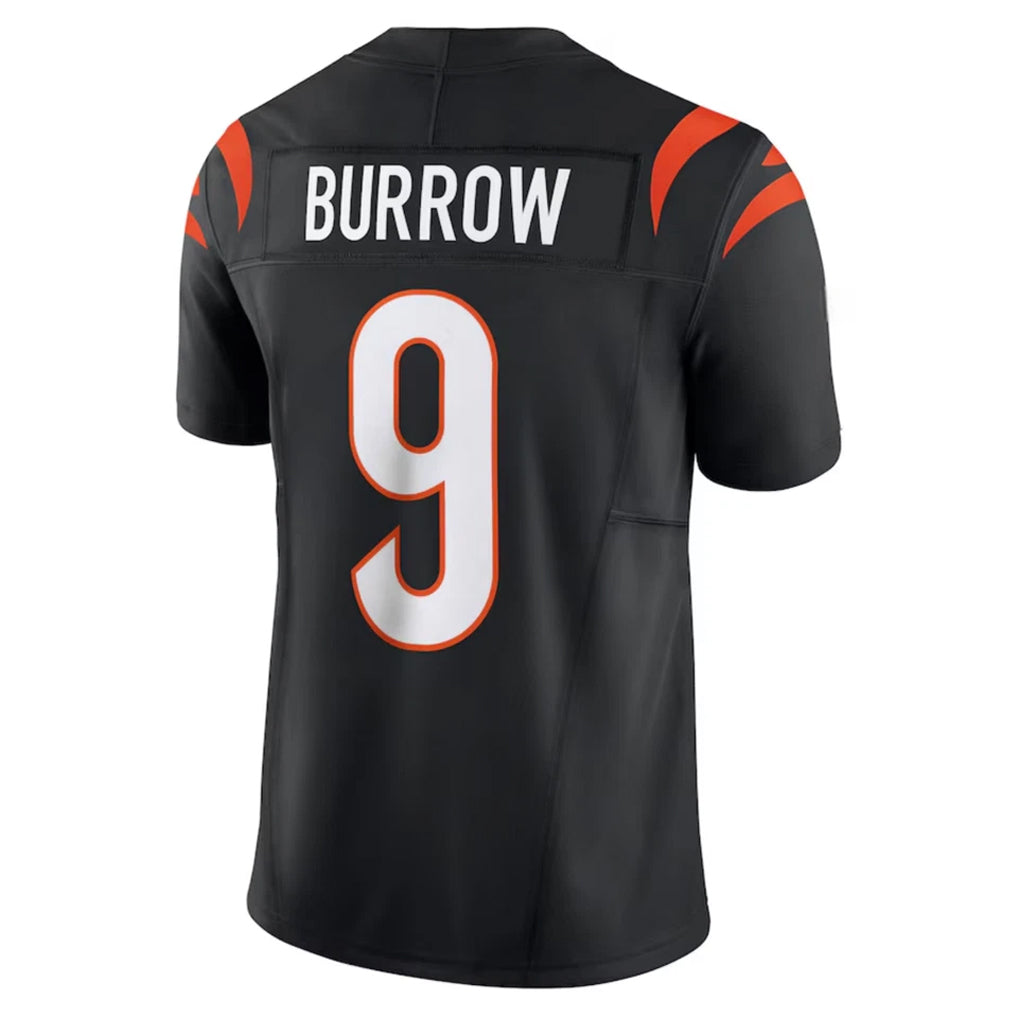 Kooe C.Bengals #9 Joe Burrow Player Black Vapor F.U.S.E. Limited Stitched Jerseys