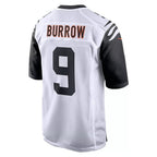 Kooe C.Bengals #9 Joe Burrow Player White Alternate Home Game Stitched Jerseys