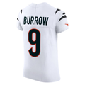 Kooe C.Bengals #9 Joe Burrow White Vapor F.U.S.E. Elite Stitched Jerseys
