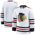 Kooe C.Blackhawks White Away Premium Jerseys