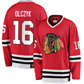 Kooe C.Blackhawks #16 Eddie Olczyk Red Premier Breakaway Retired Player Jerseys