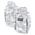 Kooe C.Browns Arctic Camo Salute to Service Hoodies Limited Game Blank Player Stitched Jerseys