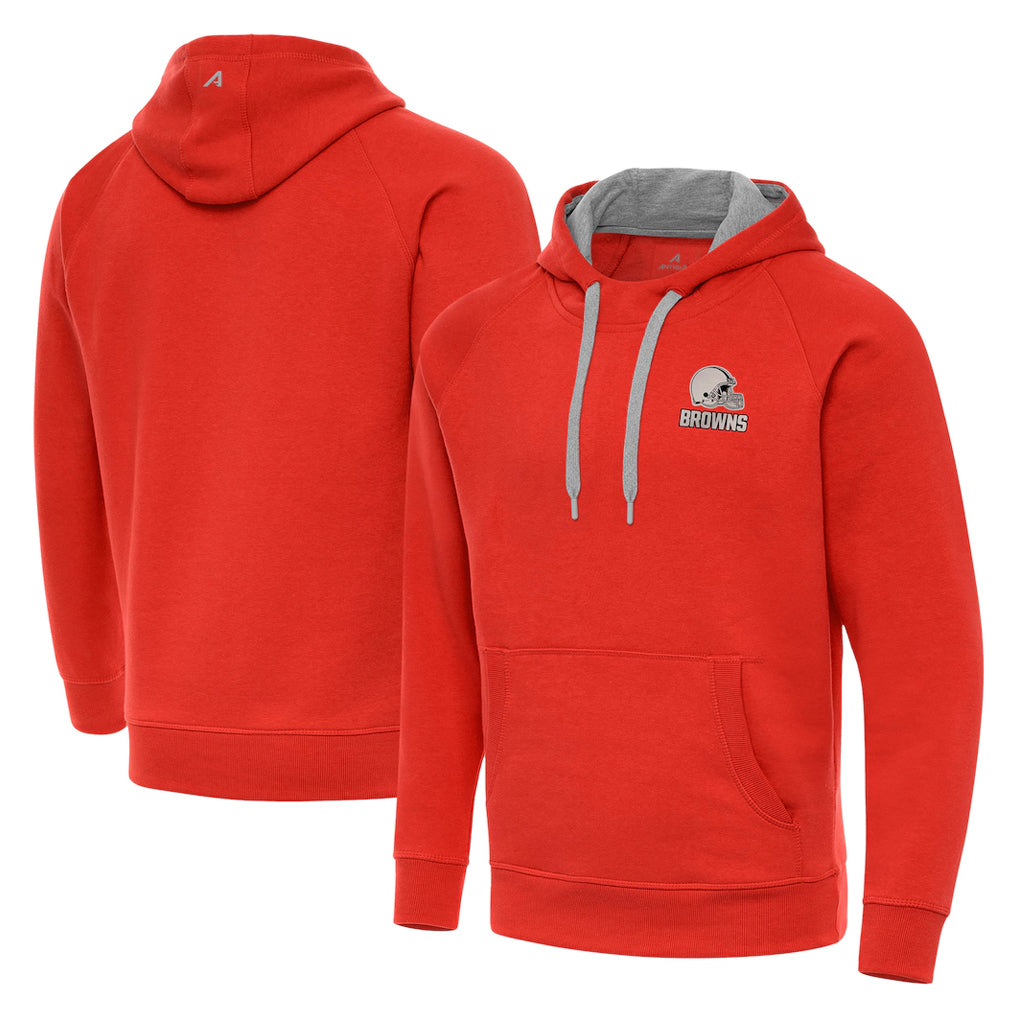Kooe C.Browns Orange Brushed Carbon Pullover Hoodie Blank Player Limited Stitched Jerseys