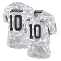 Kooe C.Browns #10 Quinshon Judkins Player Arctic Camo Salute to Service Limited Home Game Stitched Jerseys