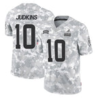 Kooe C.Browns #10 Quinshon Judkins Player Arctic Camo Salute to Service Limited Home Game Stitched Jerseys
