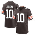 Kooe C.Browns #10 Quinshon Judkins Player Brown Home Game Stitched Jerseys