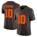 Kooe C.Browns #10 Quinshon Judkins Player Brown Limited Vapor F.U.S.E. Alternate Game Stitched Jerseys