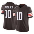 Kooe C.Browns #10 Quinshon Judkins Player Brown Vapor F.U.S.E. Limited Home Game Stitched Jerseys