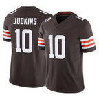 Kooe C.Browns #10 Quinshon Judkins Player Brown Vapor F.U.S.E. Limited Home Game Stitched Jerseys