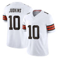 Kooe C.Browns #10 Quinshon Judkins Player White Vapor F.U.S.E. Limited Home Game Stitched Jerseys