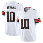 Kooe C.Browns #10 Quinshon Judkins Player White Vapor F.U.S.E. Limited Home Game Stitched Jerseys