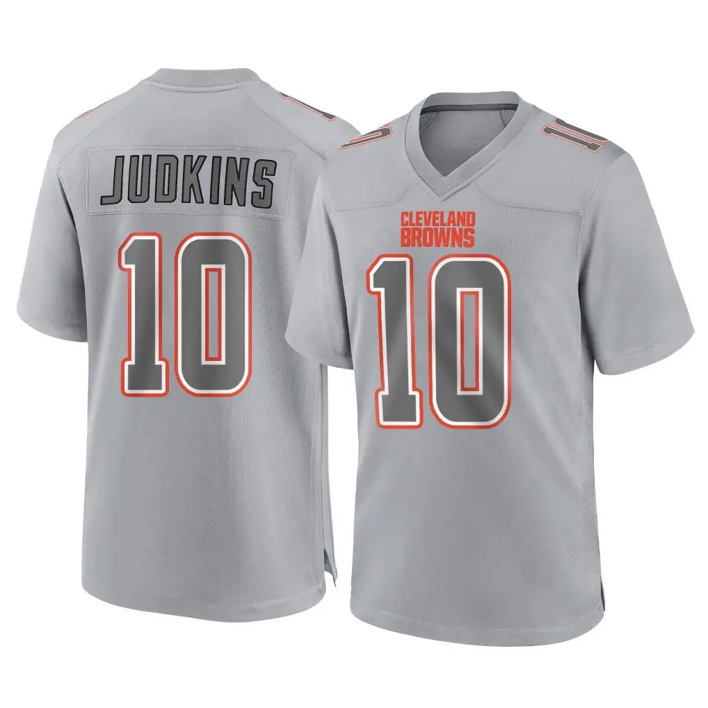 Kooe C.Browns #10 Quinshon Judkinst Player Gray Atmosphere Fashion Game Stitched Jerseys