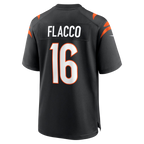 Kooe C.Bengals #16 Bengals Joe Flacco Black Team Game Stitched Jerseys