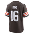 Kooe C.Browns #16 Isaiah Bond Player Brown Home Game Stitched Jerseys