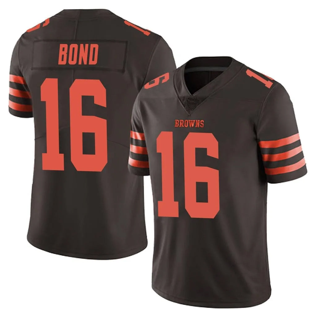 Kooe C.Browns #16 Isaiah Bond Player Brown Vapor Limited Stitched Jerseys
