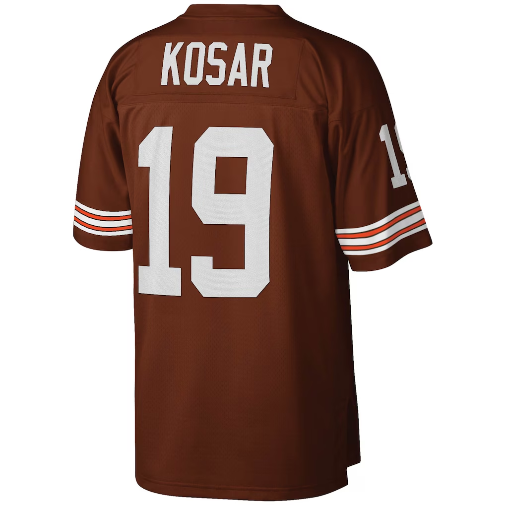 Kooe C.Browns #19 Bernie Kosar Mitchell & Ness Brown Legacy Replica Jersey