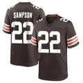 Kooe C.Browns #22 Dylan Sampson Player Brown Home Game Stitched Jerseys