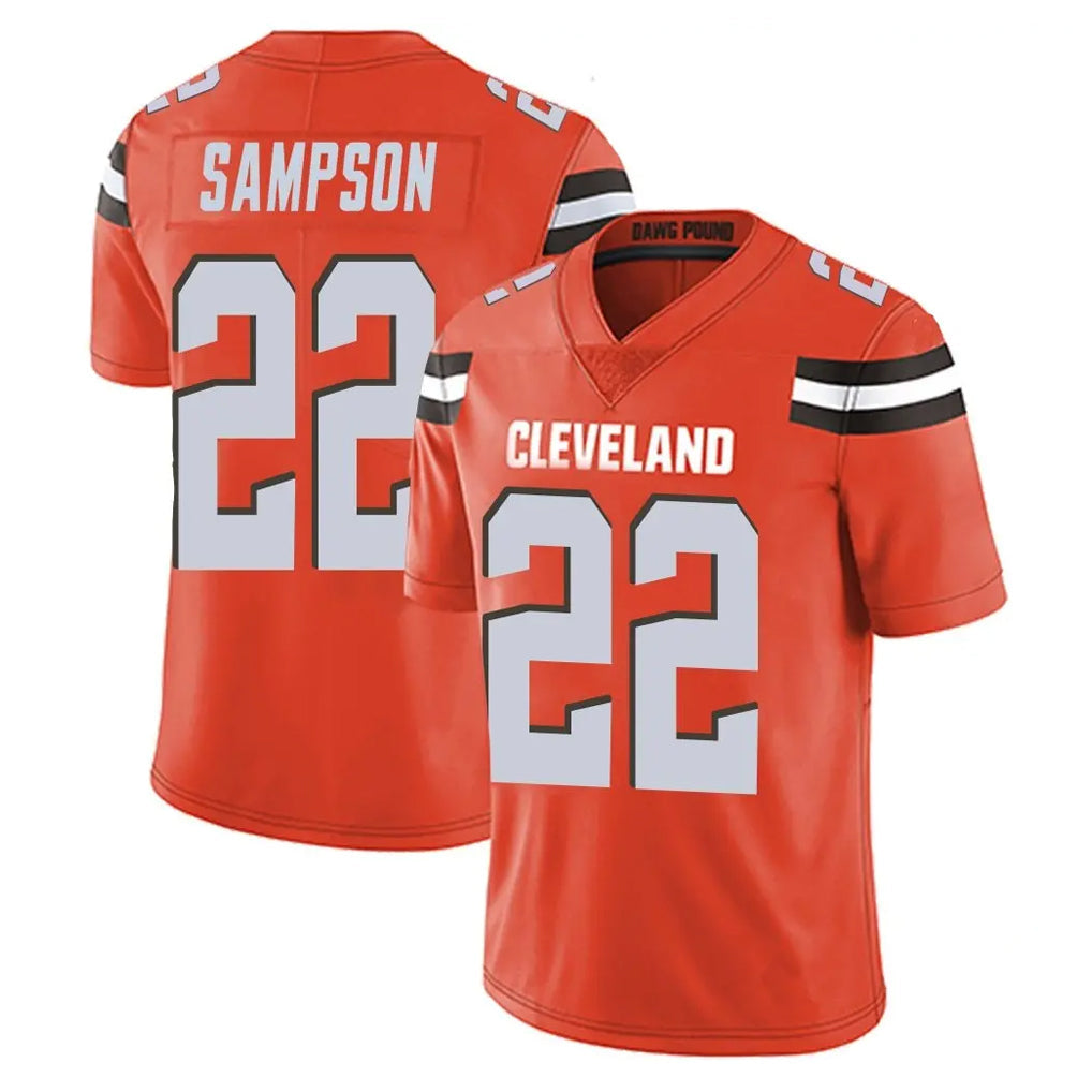 Kooe C.Browns #22 Dylan Sampson Player Orange Alternate Vapor Untouchable Limited Home Game Stitched Jerseys