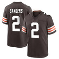 Kooe C.Browns #2 Shedeur Sanders Player Brown Home Game Stitched Jerseys