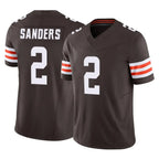 Kooe C.Browns #2 Shedeur Sanders Player Brown Vapor F.U.S.E. Limited Home Game Stitched Jerseys
