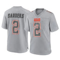 Kooe C.Browns #2 Shedeur Sanders Player Gray Atmosphere Fashion Game Stitched Jerseys