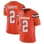 Kooe C.Browns #2 Shedeur Sanders Player Orange Alternate Vapor Untouchable Limited Home Game Stitched Jerseys