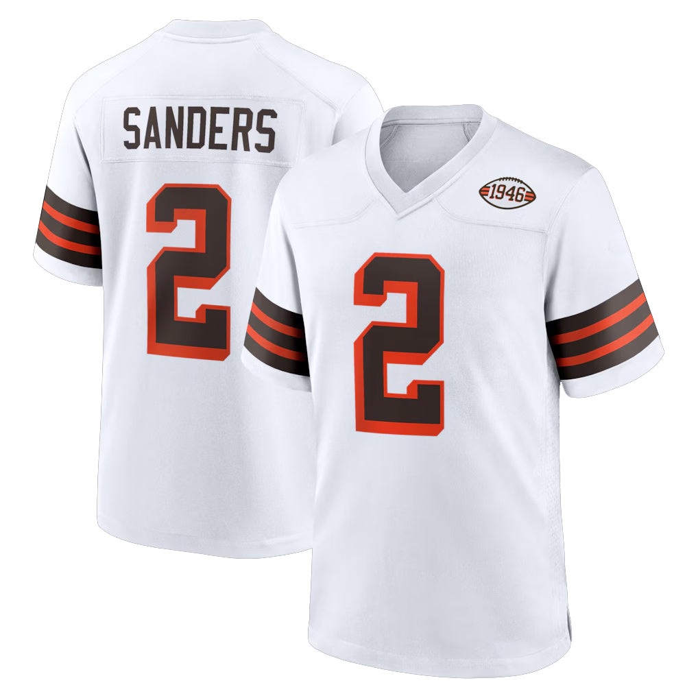 Kooe C.Browns #2 Shedeur Sanders Player White Alternate Home Game Stitched Jerseys