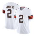 Kooe C.Browns #2 Shedeur Sanders Player White Vapor F.U.S.E. Limited Home Game Stitched Jerseys