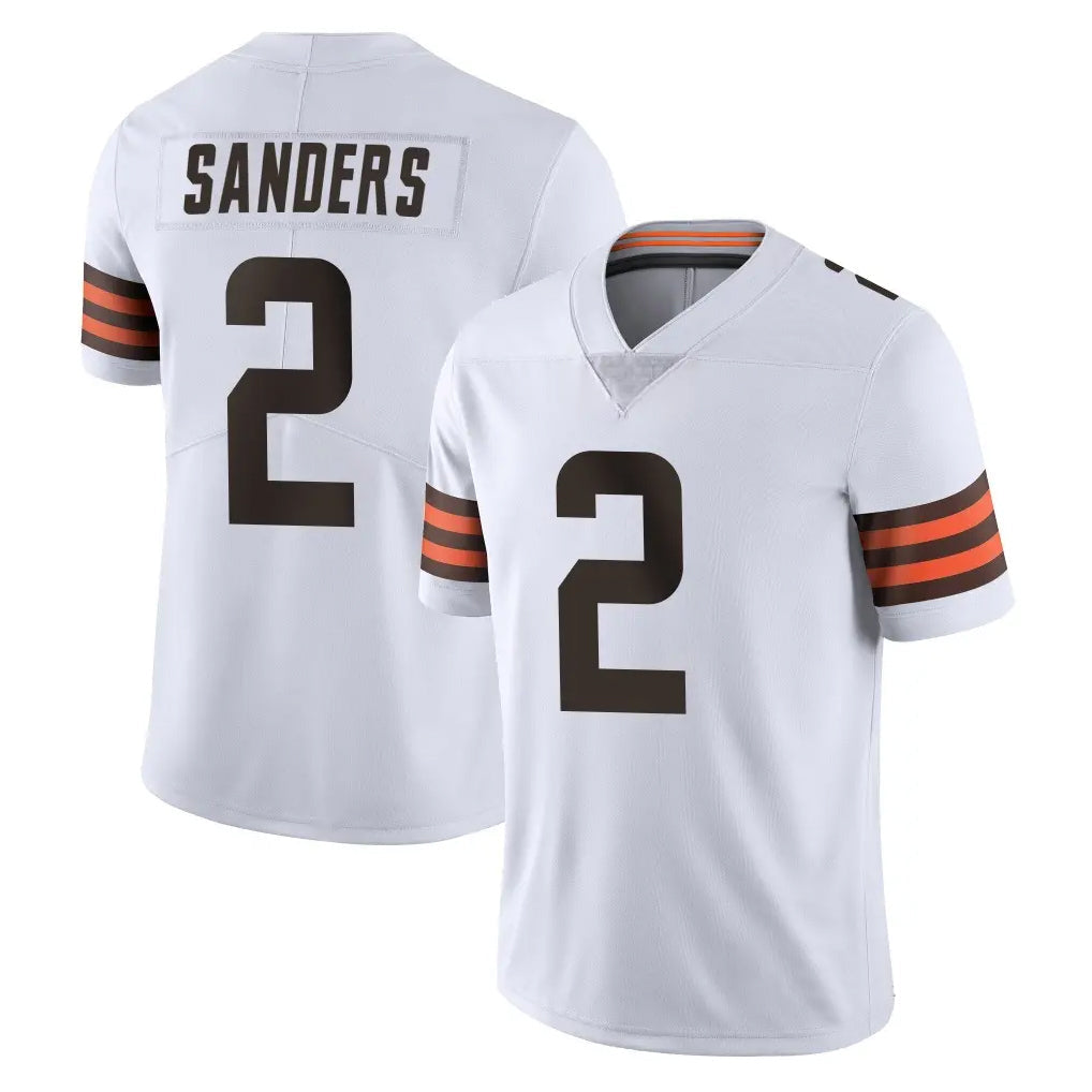 Kooe C.Browns #2 Shedeur Sanders Player White Vapor Untouchable Limited Home Game Stitched Jerseys