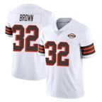 Kooe C.Browns #32 Jim Brown Player White Limited  Vapor 1946 Collection Alternate Game Stitched Jerseys