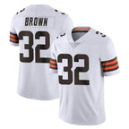Kooe C.Browns #32 Jim Brown Player White Vapor Untouchable Limited Home Game Stitched Jerseys