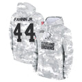 Kooe C.Browns #44 Harold Fannin Jr. Player Arctic Camo Salute to Service Hoodies Limited Game Stitched Jerseys