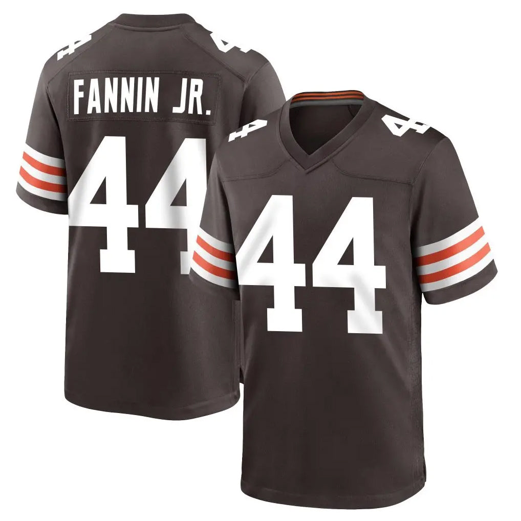 Kooe C.Browns #44 Harold Fannin Jr. Player Brown Home Game Stitched Jerseys