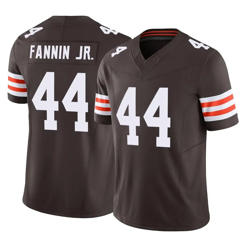 Kooe C.Browns #44 Harold Fannin Jr. Player Brown Vapor F.U.S.E. Limited Home Game Stitched Jerseys