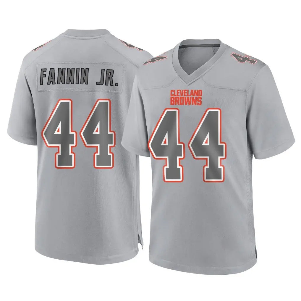 Kooe C.Browns #44 Harold Fannin Jr. Player Gray Atmosphere Fashion Game Stitched Jerseys