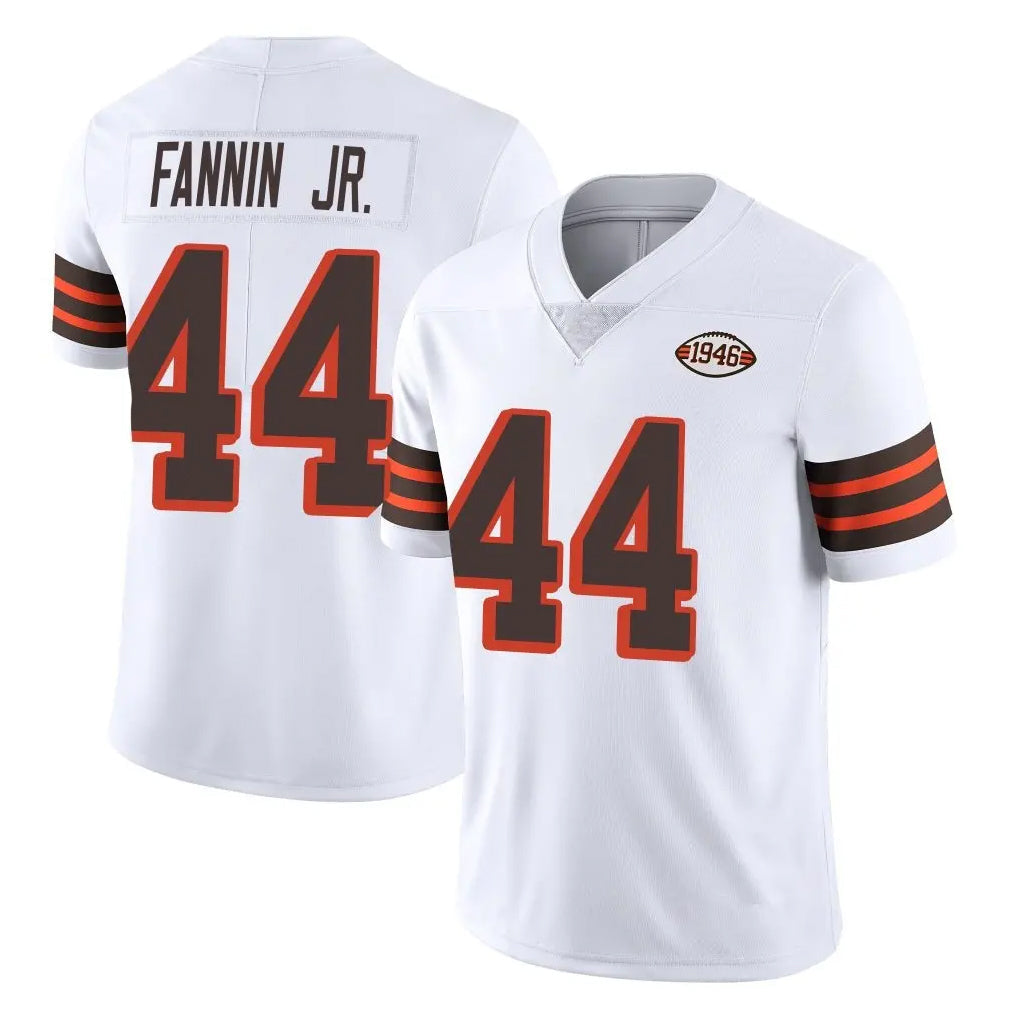 Kooe C.Browns #44 Harold Fannin Jr. Player White Limited  Vapor 1946 Collection Alternate Game Stitched Jerseys