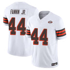 Kooe C.Browns #44 Harold Fannin Jr. Player White Limited Vapor F.U.S.E. Alternate Game Stitched Jerseys