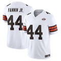 Kooe C.Browns #44 Harold Fannin Jr. Player White Vapor F.U.S.E. Limited Home Game Stitched Jerseys