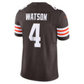 Kooe C.Browns #4 Deshaun Watson Brown Vapor F.U.S.E. Limited Stitched Jerseys