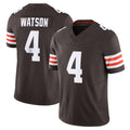 Kooe C.Browns #4 Deshaun Watson Player Brown Vapor F.U.S.E. Limited Home Game Stitched Jerseys