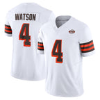 Kooe C.Browns #4 Deshaun Watson Player White Limited Vapor F.U.S.E. Alternate Game Stitched Jerseys
