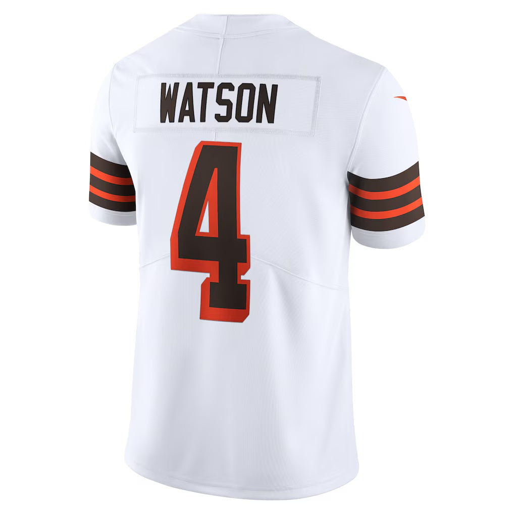 Kooe C.Browns #4 Deshaun Watson White 2021 Alternate Vapor Limited Stitched Jerseys