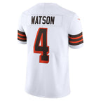 Kooe C.Browns #4 Deshaun Watson White 2021 Alternate Vapor Limited Stitched Jerseys