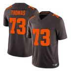 Kooe C.Browns #73 Joe Thomas Player Brown Limited Vapor F.U.S.E. Alternate Game Stitched Jerseys
