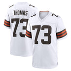 Kooe C.Browns #73 Joe Thomas Player White Home Game Stitched Jerseys