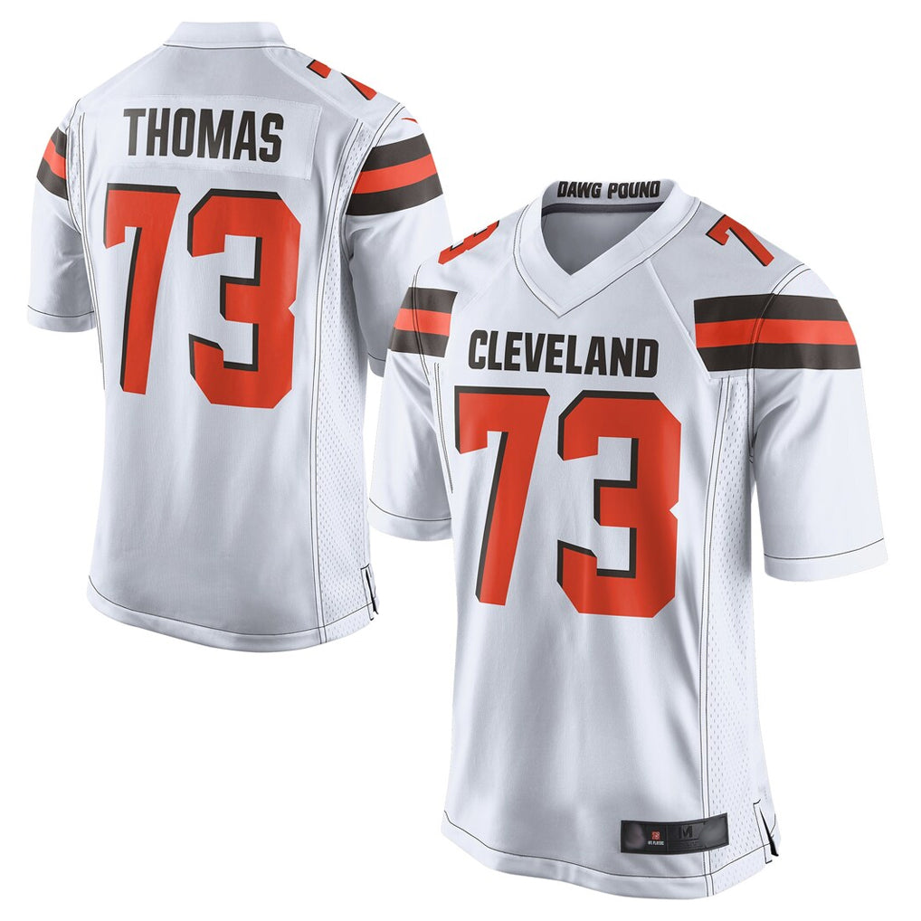Kooe C.Browns #73 Joe Thomas Player White Limited Home Game Stitched Jerseys