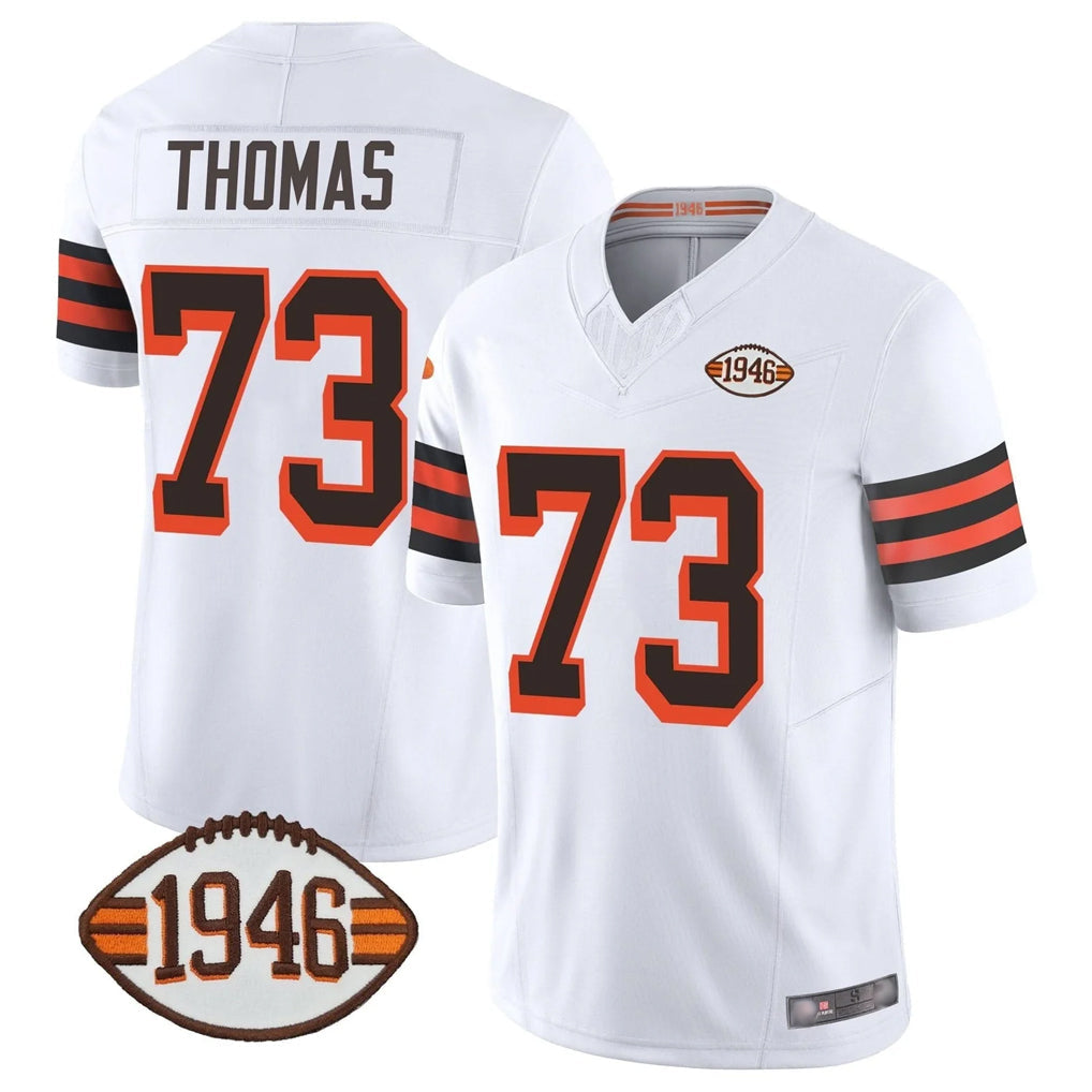 Kooe C.Browns #73 Joe Thomas Player White Limited Vapor F.U.S.E. Alternate Game Stitched Jerseys